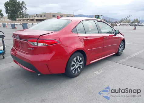 2020 Toyota Corolla Hybrid Le from USA, damaged, VIN JTDEBRBE6LJ019485